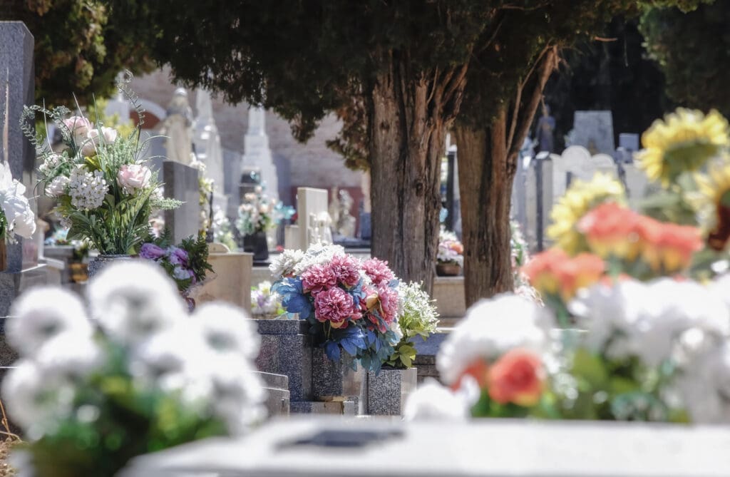 Cimetiere fleuri
